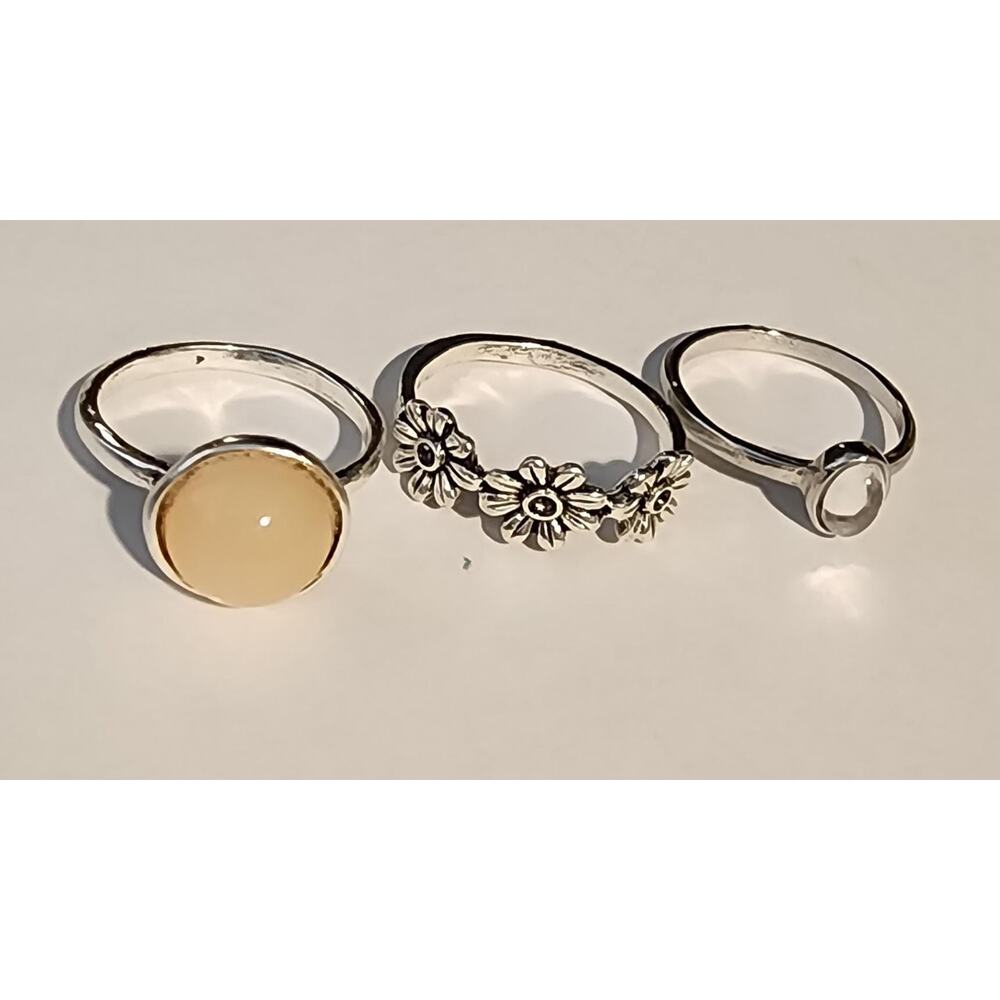 Stackable Rings Set - Minimalist Stacking Rings - Picture 7 of 10